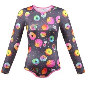 Colorful Patterned Women's Bodysuit, Excellent Condition, 3XL